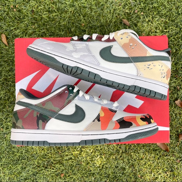 Nike Dunk Low Camo - Picture 2 of 4